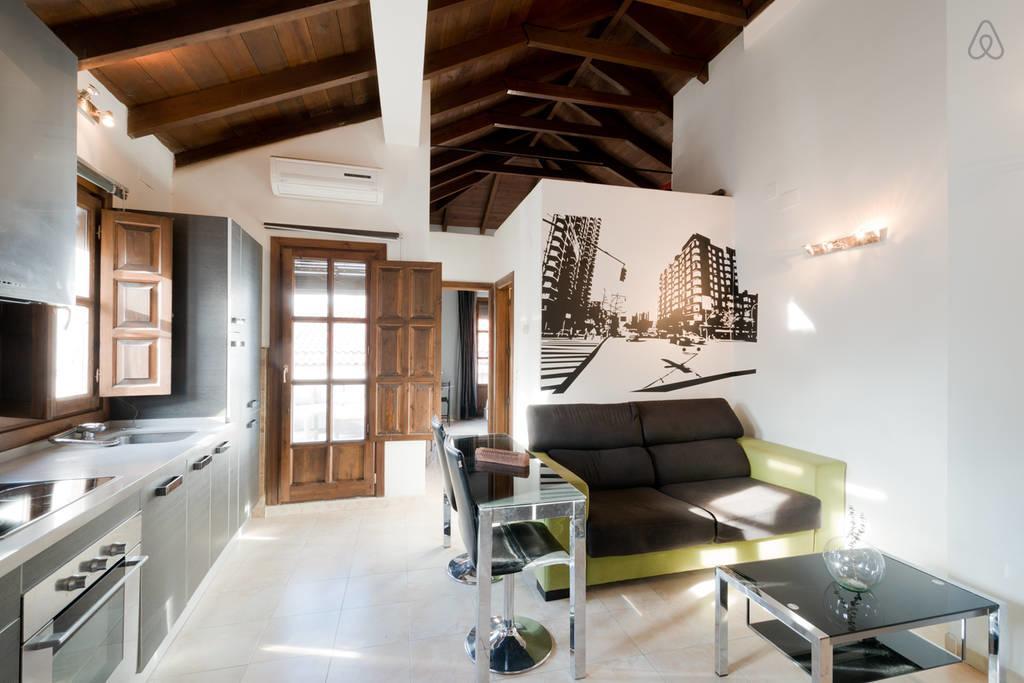 Loft Wifi Centro Espectacular Terraza Con Todos Los Servicios Granada Luaran gambar